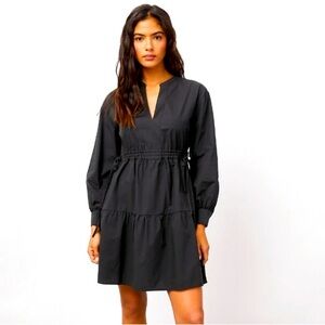 Rails Ivy Long Sleeve Organic Cotton Lyocell Long Sleeve Dress
